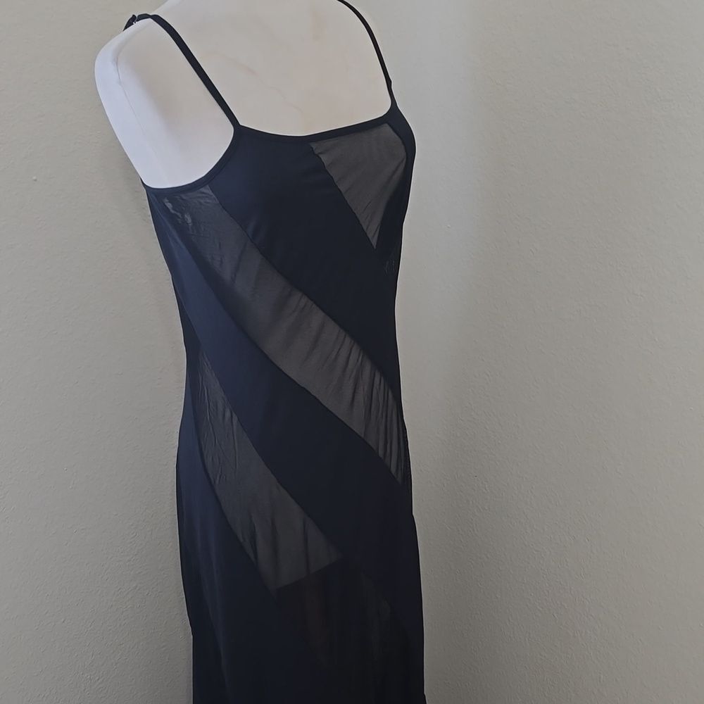 Fredericks of Hollywood Vintage Slip Night Gown Mesh Adjustable Strap. S(no Tag)